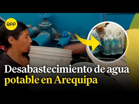 Arequipa: ¿Cuándo regresará el servicio de agua potable en la región?