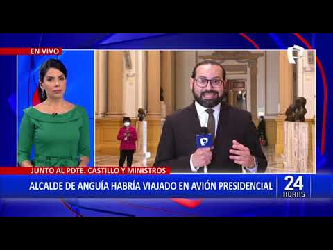 José Medina: Detenido alcalde de Anguía viajó en avión de la FAP junto al Gabinete Ministerial