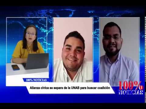 100% Entrevistas | Alianza cívica se separa de la UNAB para buscar coalición