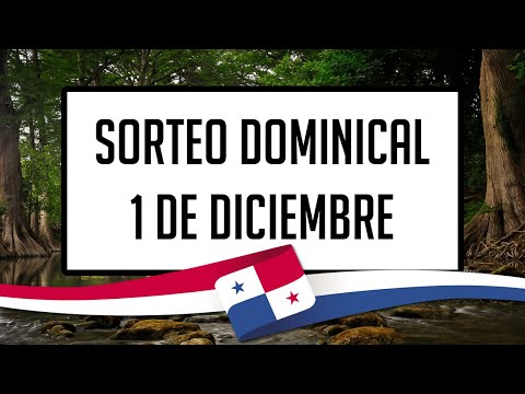 Resultados Lotería de Panamá Domingo 1 de Diciembre de 2024 - Lotería nacional de Panamá de hoy