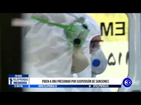 #Teleprensa33 | Piden a ONU presionar por suspensión de sanciones