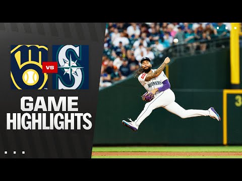 Brewers vs. Mariners Game Highlights (7/22/25) | MLB Highlights