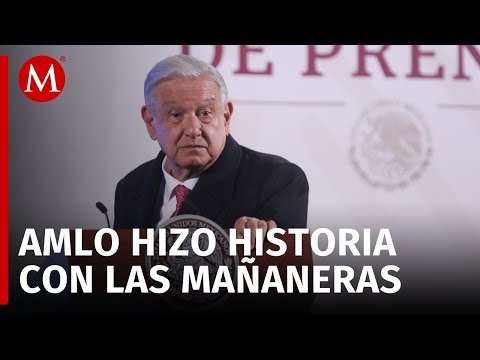 La última conferencia mañanera de AMLO marca el fin de una era en el Palacio Nacional