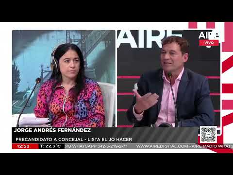 Jorge Fernández, precandidato a concejal: Hoy no hay un proyecto de ciudad claro