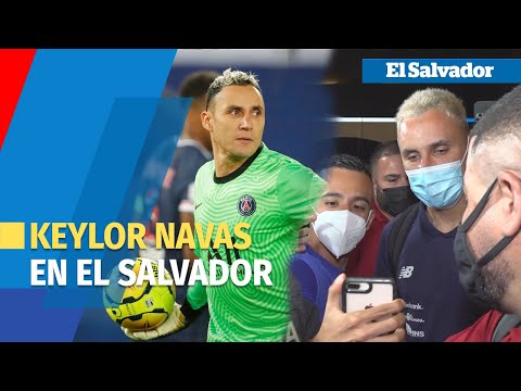 Keylor Navas, portero del PSG, en El Salvador