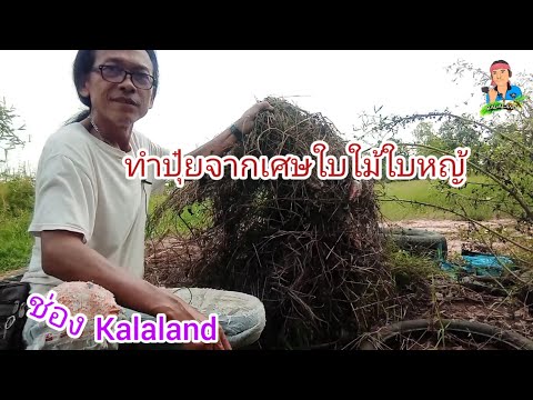 ทำปุ๋ยจากเศษใบใม้ใบหญ้า@Kalal