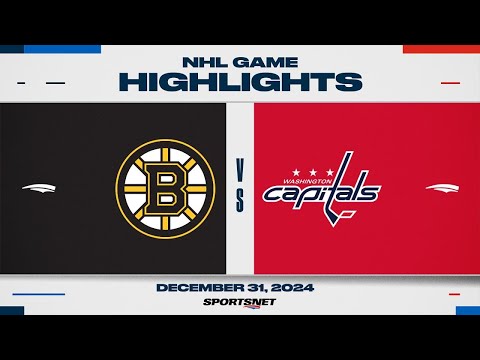 NHL Highlights | Capitals vs. Bruins - December 31, 2024