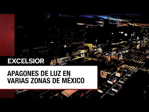 Apagones de luz en varios estados de México por emergencia en red eléctrica