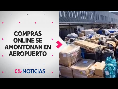 MÁS DE 300 TONELADAS de encomiendas están abandonadas en el Aeropuerto de Santiago - CHV Noticias