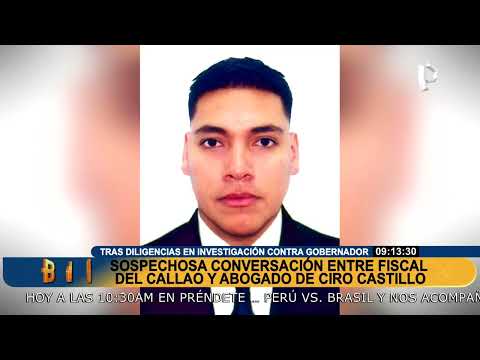 Revelan videos de sospechosa conversación entre fiscal del Callao y abogado de Ciro Castillo