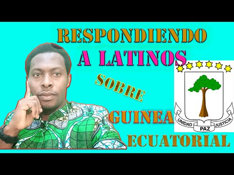 AFRICANO REPONDE A PREGUNTAS DE LATINOS SOBRE GUINEA ECUATORIAL