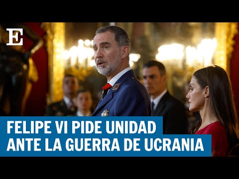 La guerra de Ucrania protagoniza el discurso del Rey en la Pascua Militar | EL PAÍS