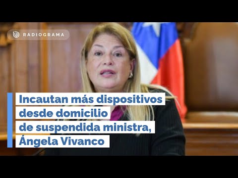 Incautan más dispositivos desde domicilio de Ángela Vivanco