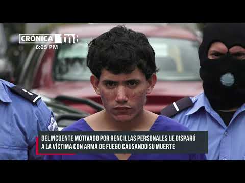 «Mongo», de apenas 18 años, preso por homicidio en Managua - Nicaragua