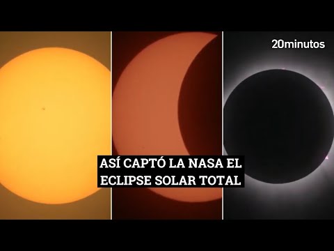 Time Lapse del eclipse solar completo desde Estados Unidos