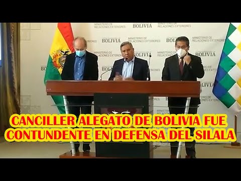 BOLIVIA PRESENTO RESPUESTA EN SUS ALEGATOS ANTE LA HAYA EN D3FENSA DE LAS AGUAS DEL SILALA..
