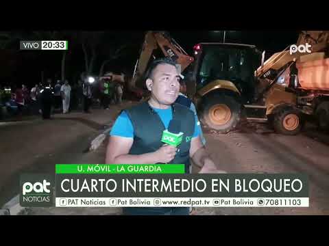Bloqueos: Cuarto intermedio en  la carretera antigua a Cochabamba