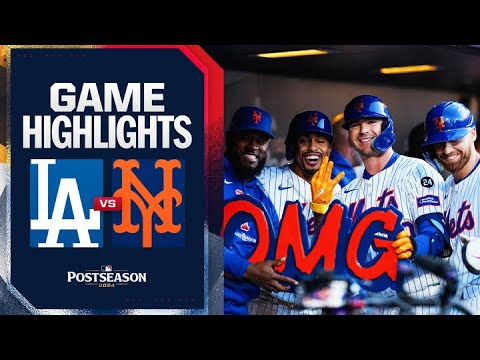 Dodgers vs. Mets NLCS Game 5 Highlights (10/18/24) | MLB Highlights