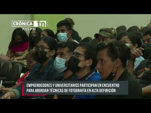 Taller de fotografía para universitarios y emprendedores en Nicaragua
