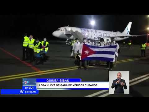 Brigadas médicas cubanas llegan a Guinea Bissau para enfrentar la COVID 19