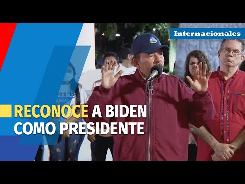 Daniel Ortega reconoce públicamente a Biden como presidente electo de EE.UU.