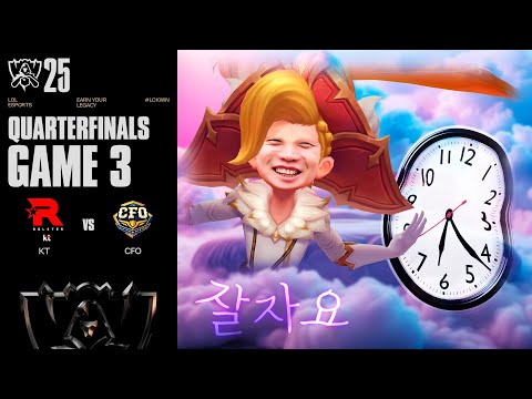 에? 벌써 자요? | KT vs CFO 게임 3 하이라이트 | 녹아웃 8강 Day2 | 2025 월드 챔피언십