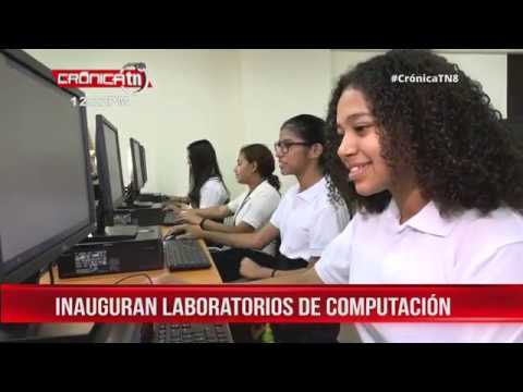 Nicaragua: Inauguran modernos laboratorios de computación en el Manuel Olivares