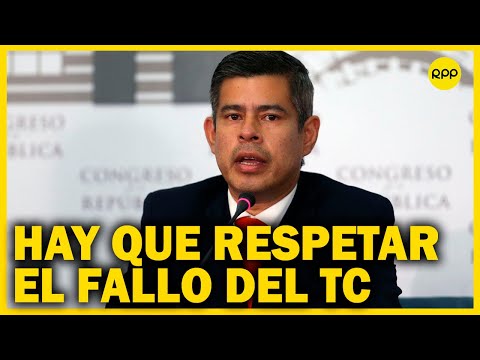 Luis Galarreta sobre indulto: “saludamos que el TC le haya dado validez”