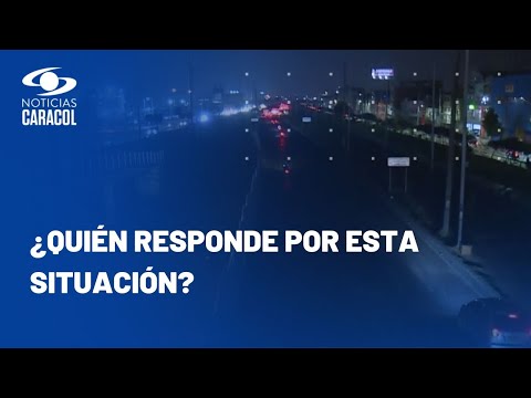 Pese a promesas del alcalde de Soacha, autopista Sur sigue a oscuras y siendo insegura