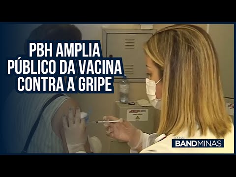 PBH AMPLIA PÚBLICO DA VACINA CONTRA A GRIPE
