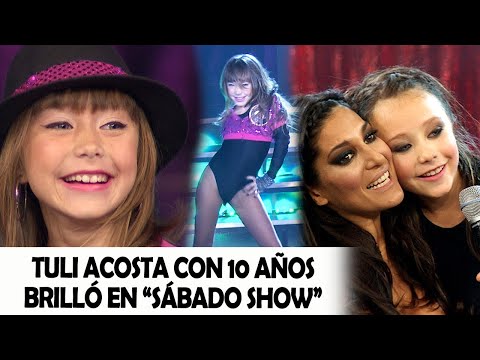 El día que Tuli Acosta brilló en Sábado show y bailó junto a Silvina Escudero, su ídola
