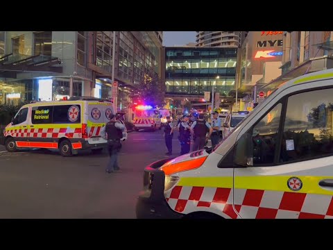 Police at scene after multiple people were stabbed to death at a Sydney shopping center