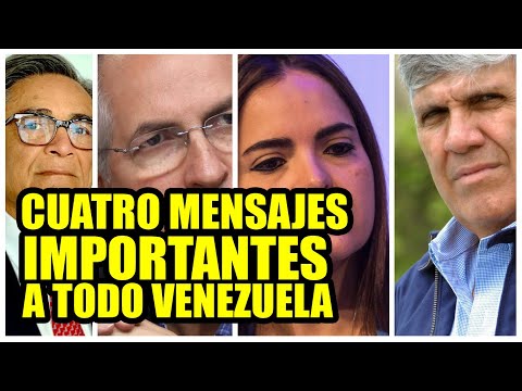 #23ENE  CUATRO MENSAJES IMPORTANTES A TODO VENEZUELA