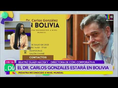 El Dr. Carlos Gonzales estará en Bolivia