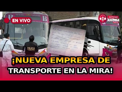 Buses de transporte público en la mira de los extorsionadores: choferes temen ser atacados