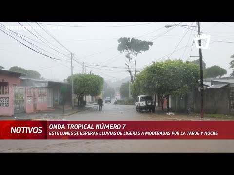 Onda tropical 7 generará lluvias de ligeras a moderadas este lunes