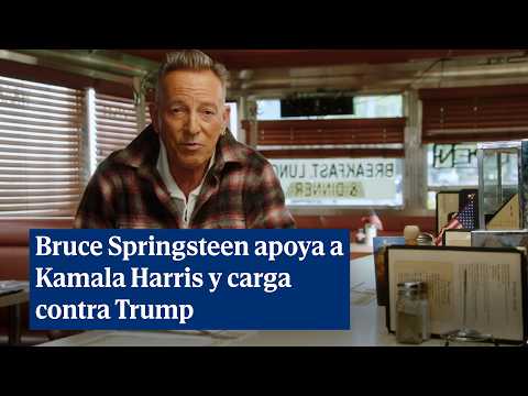 Bruce Springsteen apoya a Kamala Harris y carga contra Trump