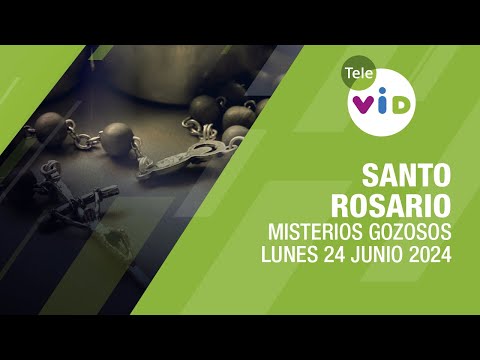 Santo Rosario de hoy Lunes 24 Junio de 2024  Misterios Gozosos #TeleVID #SantoRosario