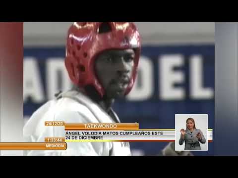 Cuba: Ángel Volodia Matos, extraclase del taekwondo está de cumpleaños