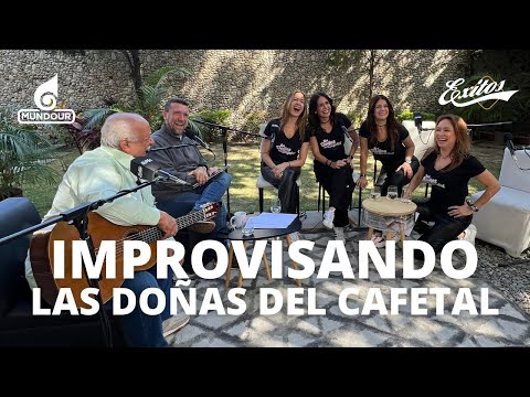 Román Lozinski Improvisando Doñas del Cafetal: M. A. Duque, Dora Mazzone, S. Villamizar y A. Romero