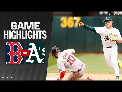 Red Sox vs. As Game Highlights (4/3/24) | MLB Highlights
