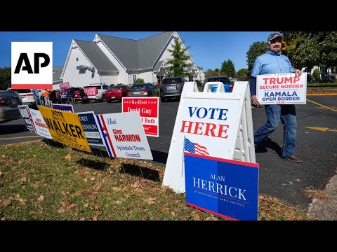 Battleground North Carolina sees strong early voting, despite obstacles created by Helene