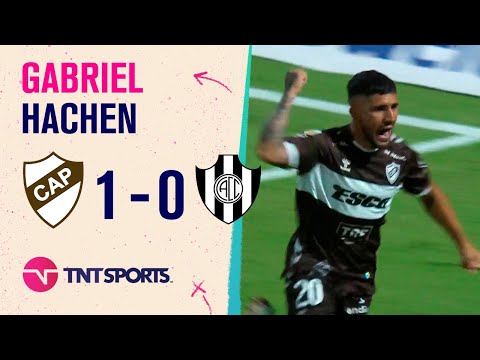 El gol de Gabriel #Hachen para el 1 a 0 de #Platense sobre #CentralCórdoba