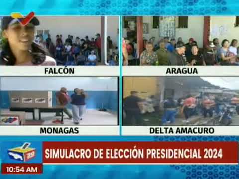 Participación de Diosdado Cabello en el Simulacro Electoral, 30 de Junio de 2024