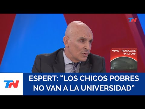 José Luis Espert: Los chicos pobres no van a la Universidad