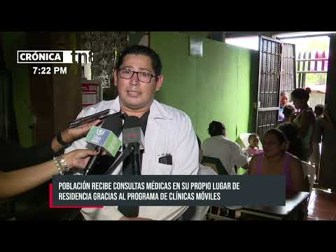 Clínicas Móviles brindan atención médica gratuita en distritos de Managua - Nicaragua