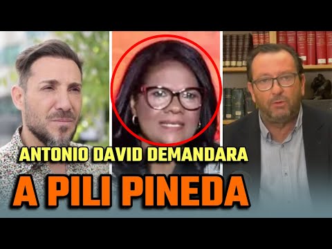 El COMUNICADO del ABOGADO de ANTONIO DAVID FLORES en el que DEMANDARAN a PILI PINEDA