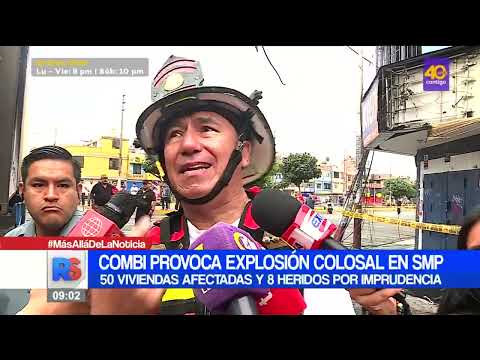 EXCLUSIVO | Choque de combi y tráiler provocó explosión colosal en San Martín de Porres