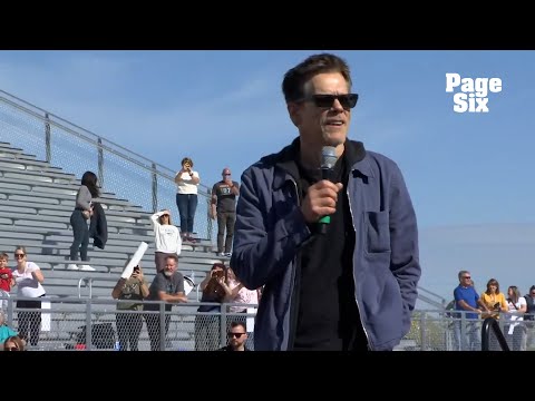 Kevin Bacon returns to 'Footloose' high school after students contribute to his nonprofit