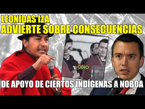 Leonidas Iza Advierte: Apoyo de Indígenas a Noboa Pone en Peligro la Unidad del Movimiento